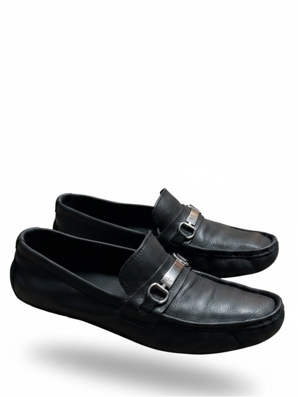 Cole Haan Somerset C11835 Men’s Size 9M Horse Bit Black Leather Loafers